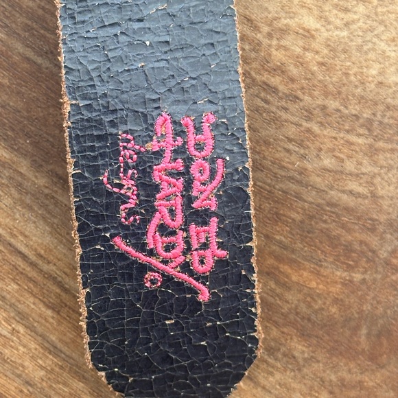 Ed Hardy Black Belt with Colorful Graphics Vintage - Picture 5 of 16